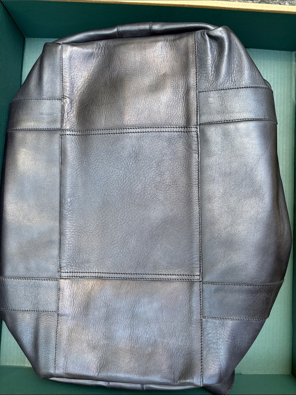 NWT Tecovas Leather Weekender Bag - Black - Picture 8 of 12